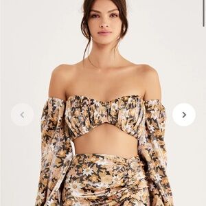 NWT Rumer PALOMA LONG SLEEVE CROP sizes XS and L